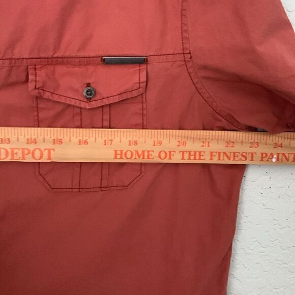 Rock Republic Cotton Short Sleeve Button Down Shirt Men’s Size L - Picture 6 of 9